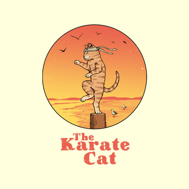 The Karate Cat-none removable cover w insert throw pillow-vp021