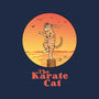 The Karate Cat-none removable cover w insert throw pillow-vp021