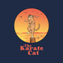 The Karate Cat-none zippered laptop sleeve-vp021