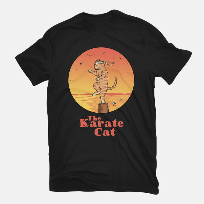 The Karate Cat-womens basic tee-vp021