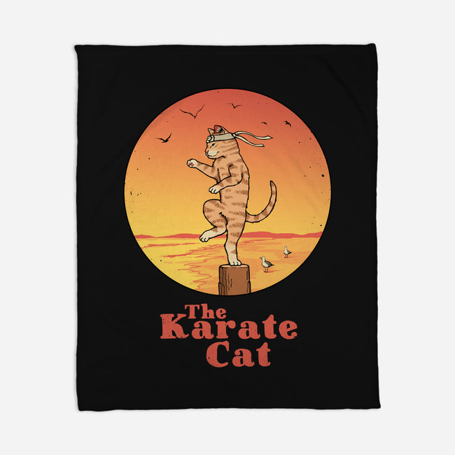 The Karate Cat-none fleece blanket-vp021