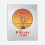 The Karate Cat-none fleece blanket-vp021