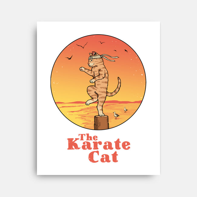 The Karate Cat-none stretched canvas-vp021