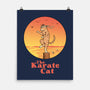 The Karate Cat-none matte poster-vp021