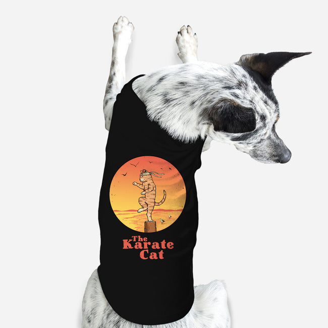 The Karate Cat-dog basic pet tank-vp021