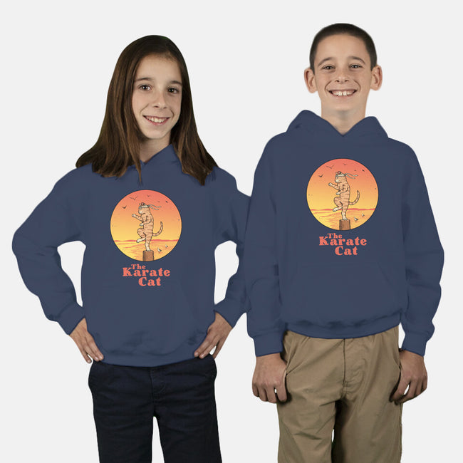 The Karate Cat-youth pullover sweatshirt-vp021