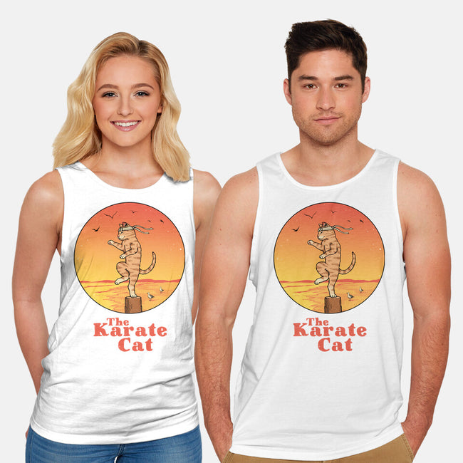 The Karate Cat-unisex basic tank-vp021