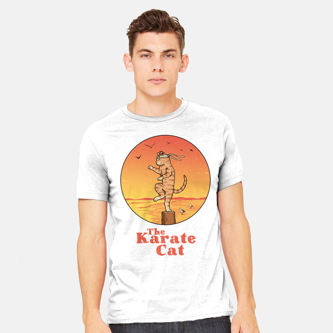 The Karate Cat-mens heavyweight tee-vp021