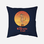 The Karate Cat-none removable cover w insert throw pillow-vp021