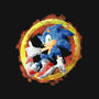 Sonic Splash-womens v-neck tee-nickzzarto