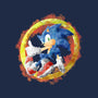 Sonic Splash-none drawstring bag-nickzzarto