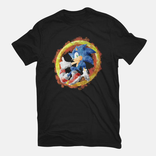 Sonic Splash-womens basic tee-nickzzarto