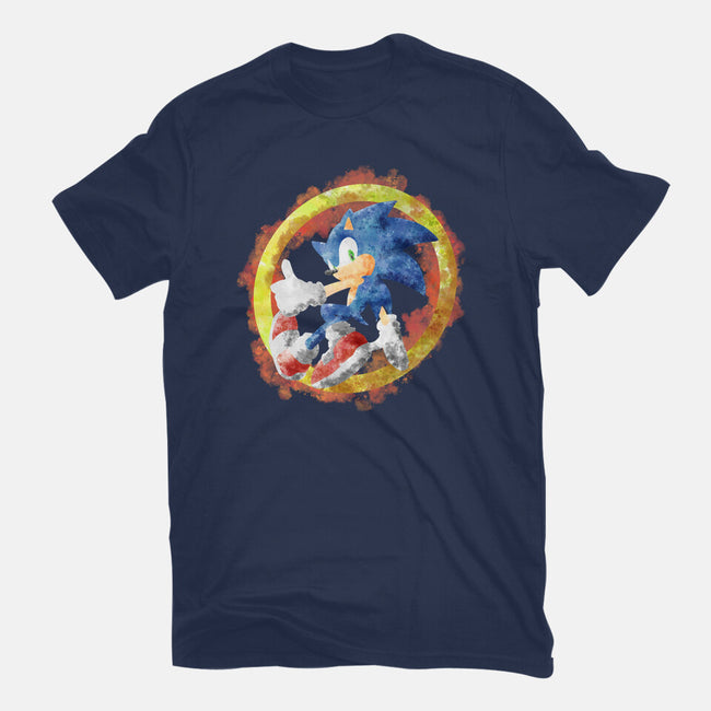 Sonic Splash-womens basic tee-nickzzarto