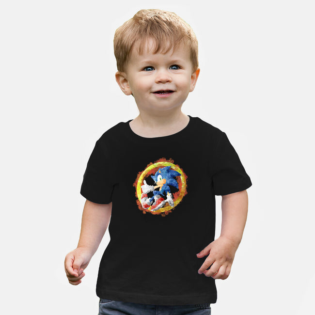 Sonic Splash-baby basic tee-nickzzarto