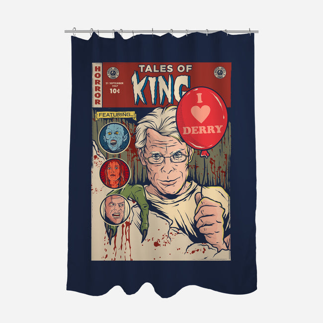 Tales Of King-none polyester shower curtain-Green Devil