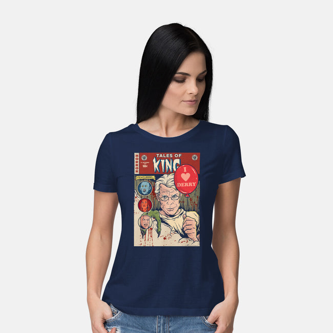Tales Of King-womens basic tee-Green Devil