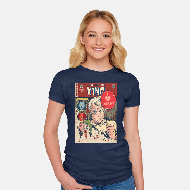 Tales Of King-womens fitted tee-Green Devil