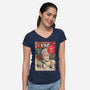 Tales Of King-womens v-neck tee-Green Devil