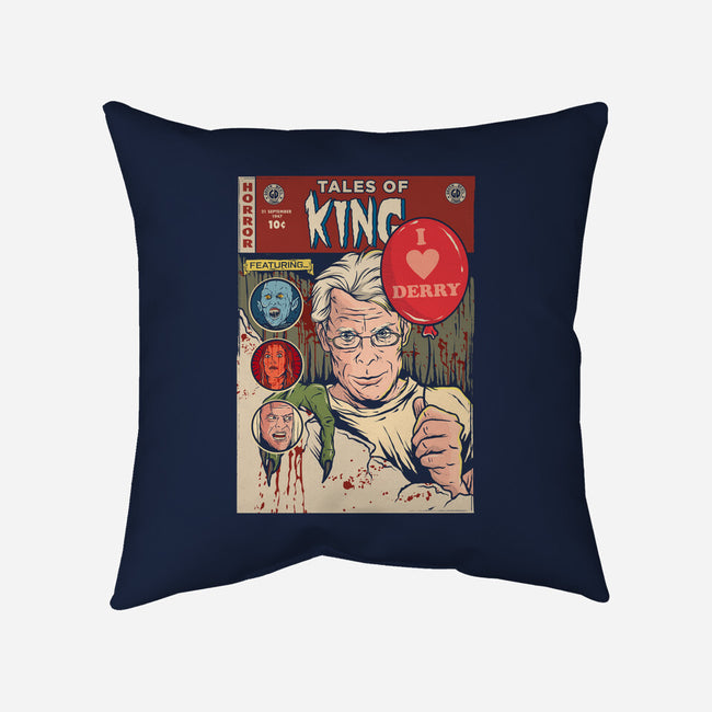 Tales Of King-none removable cover w insert throw pillow-Green Devil