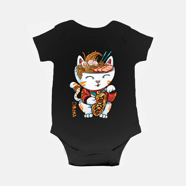 Lucky Noodles-baby basic onesie-spoilerinc