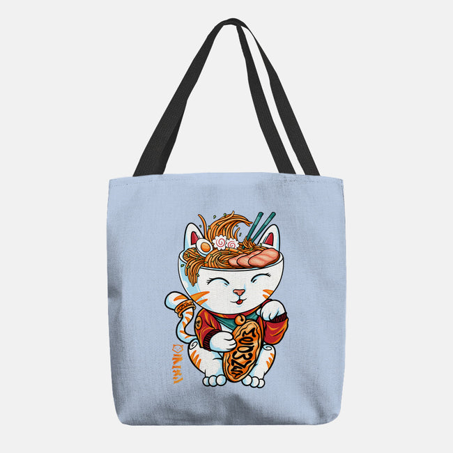 Lucky Noodles-none basic tote bag-spoilerinc