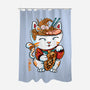 Lucky Noodles-none polyester shower curtain-spoilerinc