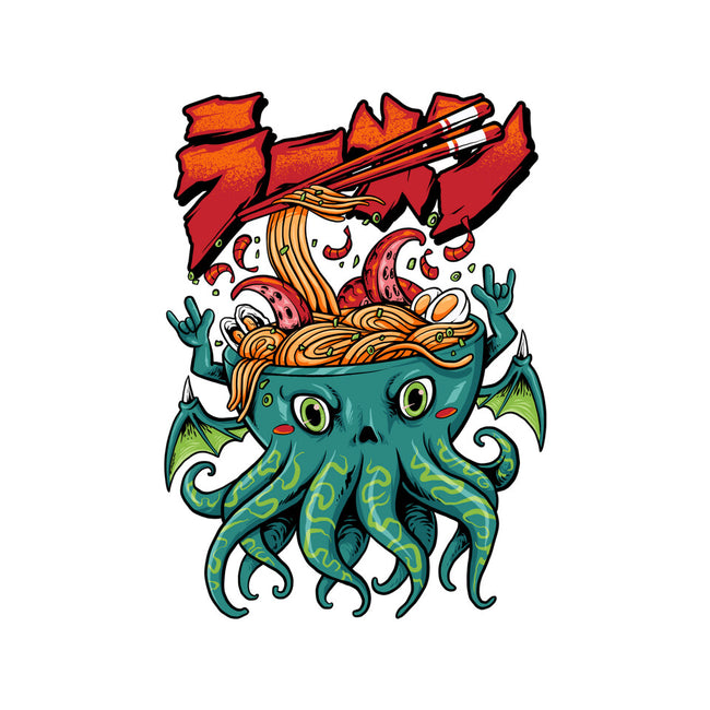 Cthulhu Noodles-none removable cover w insert throw pillow-spoilerinc