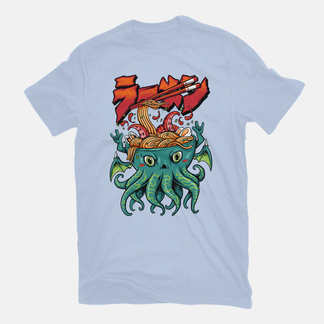 Cthulhu Noodles-womens fitted tee-spoilerinc