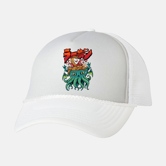 Cthulhu Noodles-unisex trucker hat-spoilerinc