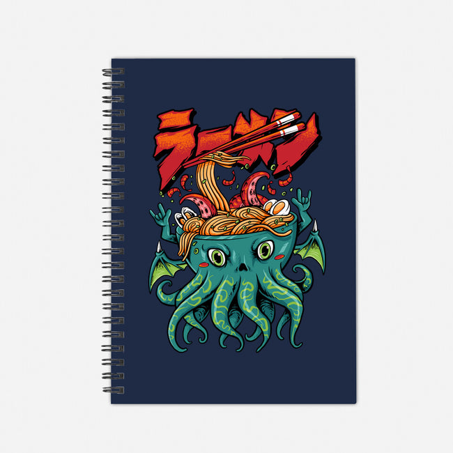 Cthulhu Noodles-none dot grid notebook-spoilerinc