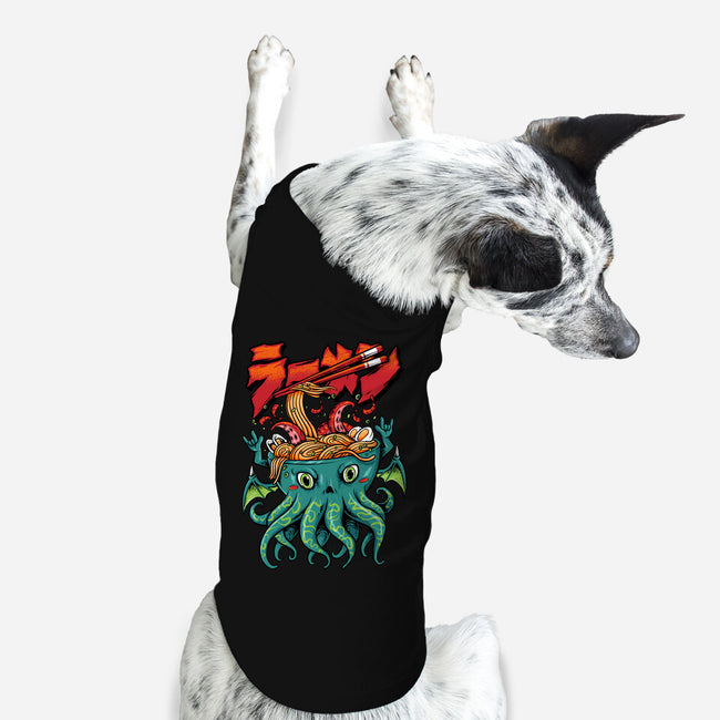 Cthulhu Noodles-dog basic pet tank-spoilerinc