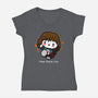 Most Metal Kitty-womens v-neck tee-Boggs Nicolas
