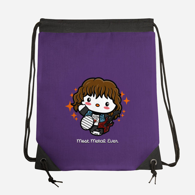 Most Metal Kitty-none drawstring bag-Boggs Nicolas