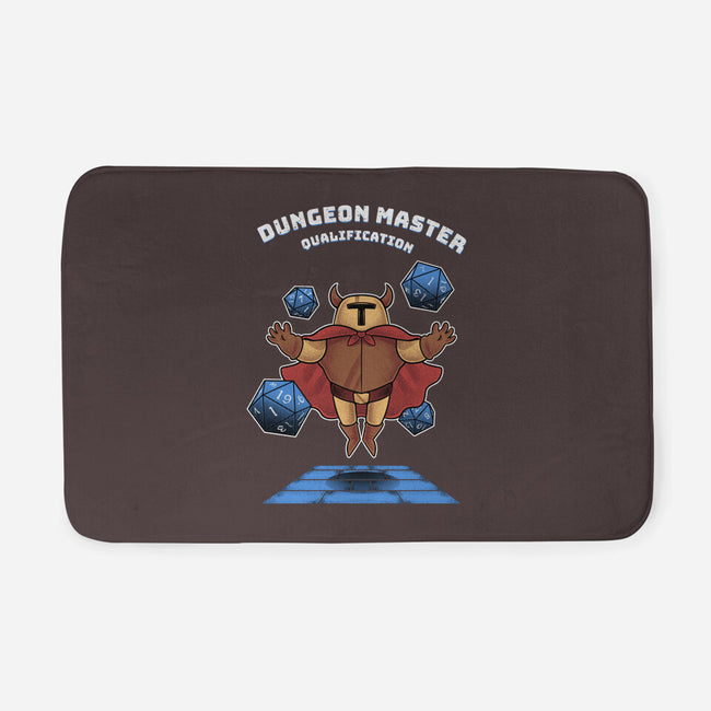Dungeon Master Qualification-none memory foam bath mat-FunkVampire