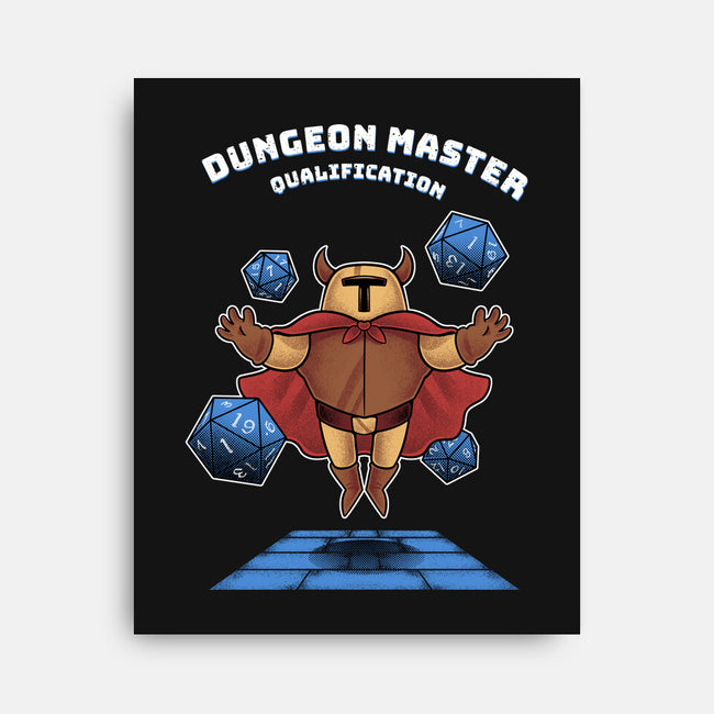 Dungeon Master Qualification-none stretched canvas-FunkVampire