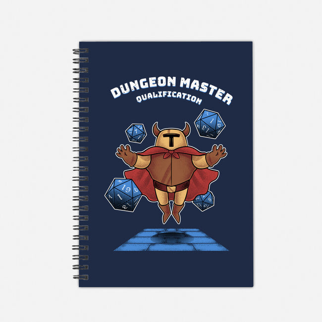 Dungeon Master Qualification-none dot grid notebook-FunkVampire
