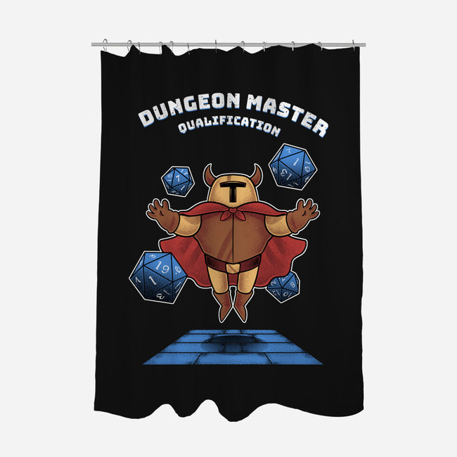 Dungeon Master Qualification-none polyester shower curtain-FunkVampire