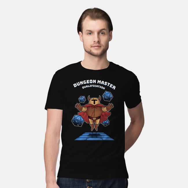 Dungeon Master Qualification-mens premium tee-FunkVampire