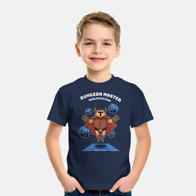 Dungeon Master Qualification-youth basic tee-FunkVampire