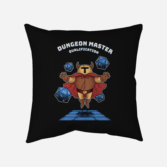 Dungeon Master Qualification-none removable cover w insert throw pillow-FunkVampire