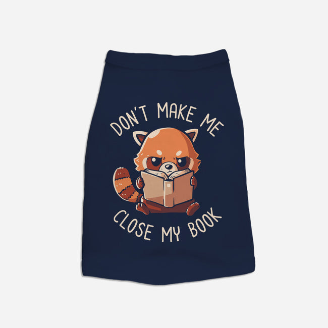 Don't Make Me Close My Book-cat basic pet tank-koalastudio