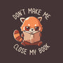 Don't Make Me Close My Book-none removable cover throw pillow-koalastudio