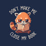 Don't Make Me Close My Book-womens basic tee-koalastudio