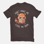 Don't Make Me Close My Book-womens basic tee-koalastudio