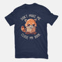 Don't Make Me Close My Book-womens basic tee-koalastudio