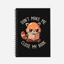 Don't Make Me Close My Book-none dot grid notebook-koalastudio