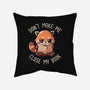 Don't Make Me Close My Book-none removable cover w insert throw pillow-koalastudio
