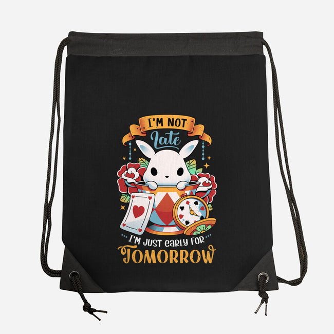 Wondrous Rabbit-none drawstring bag-Snouleaf