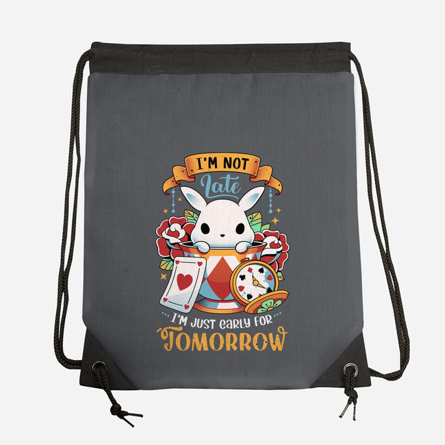 Wondrous Rabbit-none drawstring bag-Snouleaf