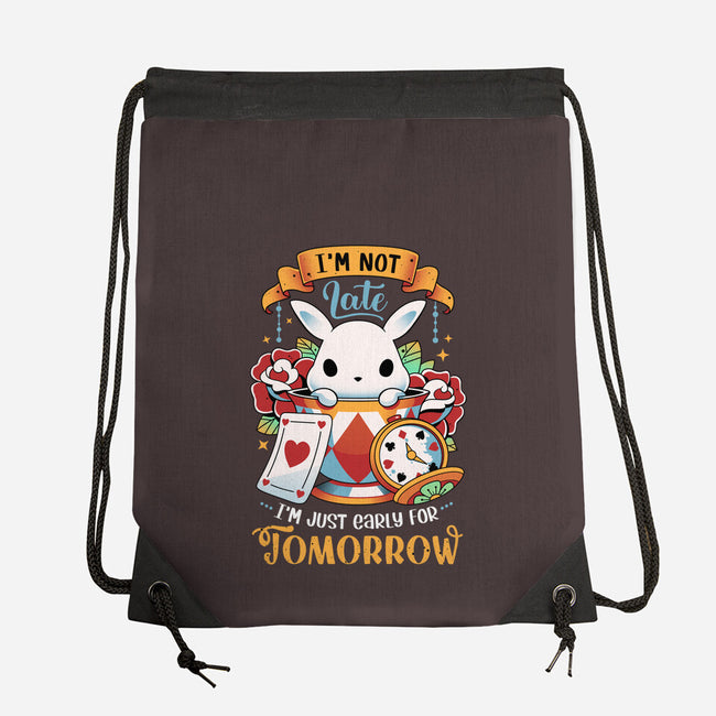 Wondrous Rabbit-none drawstring bag-Snouleaf